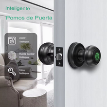 Cerradura de puerta F5 inteligente, dispositivo de seguridad con huella digital redonda